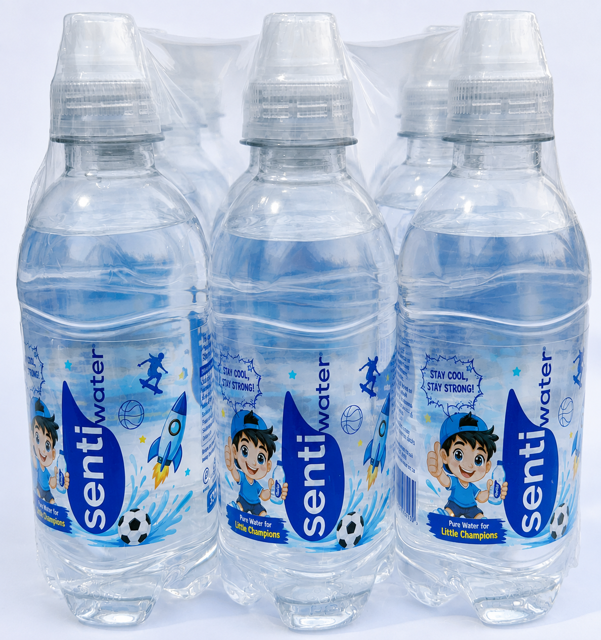 12 X 330ML Senti water Kiddies edition - Boys